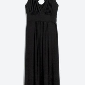 Cotton Black Maxi Dress